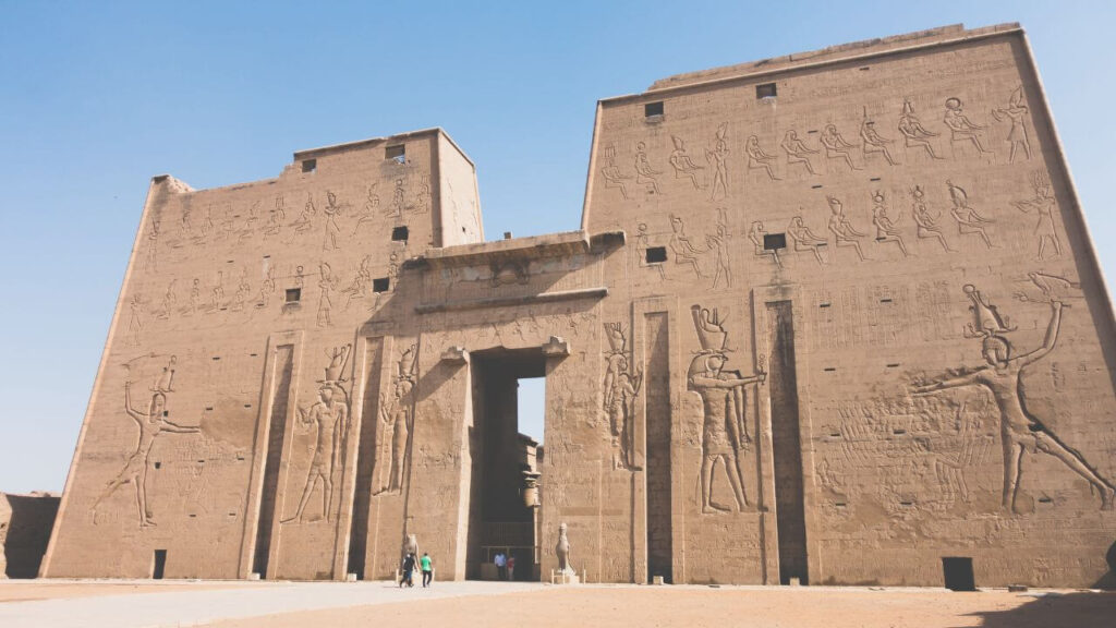The Temple of Horus in Edfu