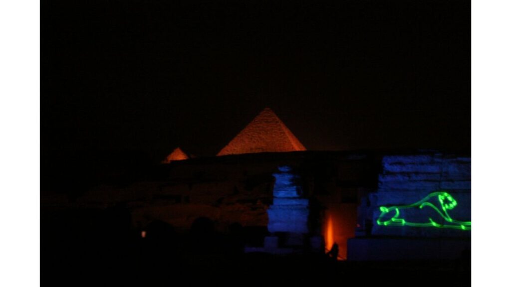Experience the Light and Sound Show at Giza or Karnak
