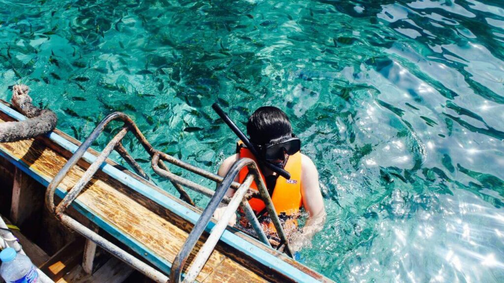 Snorkeling in the Similan Islands